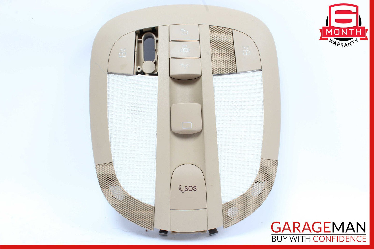 06-13 Mercedes X164 GL450 ML350 R350 Front Top Overhead Dome Light Lamp Brown