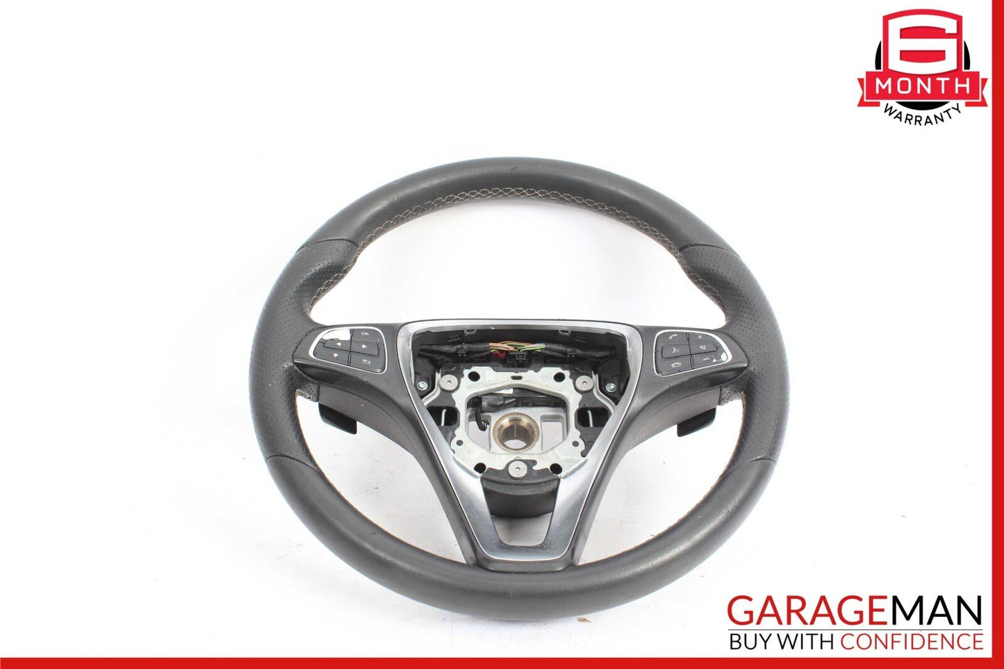 14-20 Mercedes W117 CLA250 GLA250 Steering Wheel w/ Paddle Shifters Assy OEM