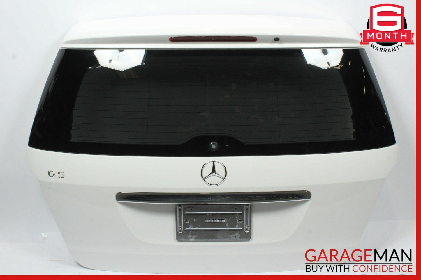 07-12 Mercedes X164 GL450 Rear Trunk Lid Tailgate Hatch Shell Glass Panel White