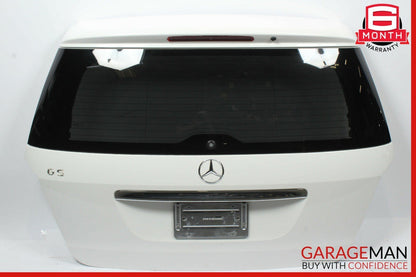 07-12 Mercedes X164 GL450 Rear Trunk Lid Tailgate Hatch Shell Glass Panel White