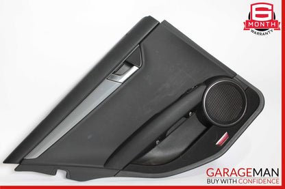 08-14 Mercedes W204 C300 Sedan Rear Left Side Interior Door Trim Panel Black