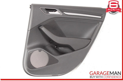 15-20 Audi A3 Rear Right Interior Door Panel OEM
