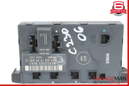 01-07 Mercedes W203 C230 C300 Front Left Side Door Control Module Unit OEM