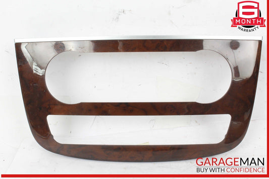 06-13 Mercedes W251 R350 R320 Heater Climate Control Module Trim Wood OEM