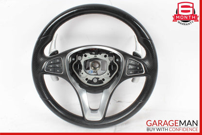15-18 Mercedes W205 C300 GLC300 Steering Wheel Paddle Shifters Assy Anthracite