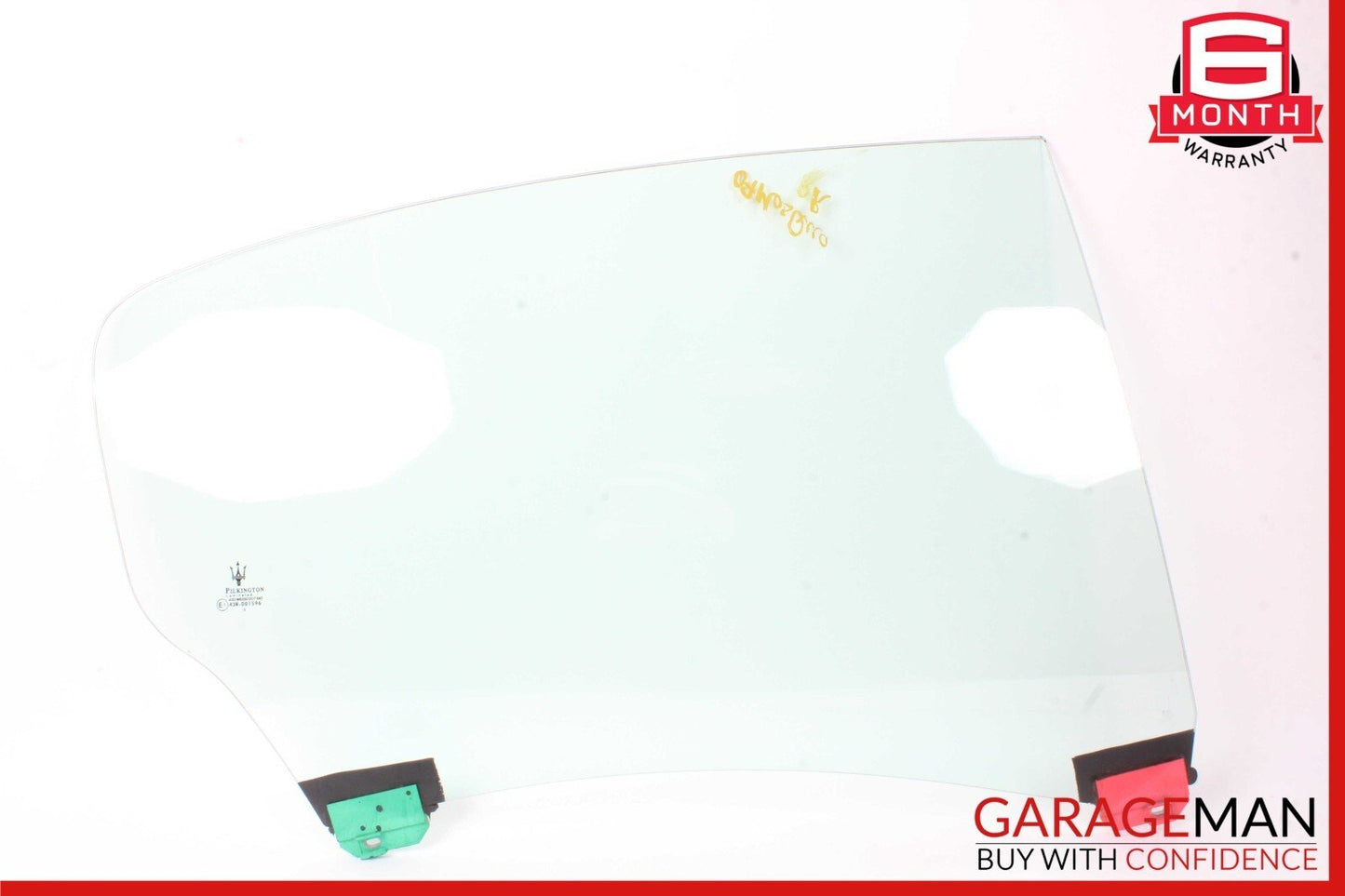 03-13 Maserati Quattroporte M139 Rear Right Side Door Window Glass OEM