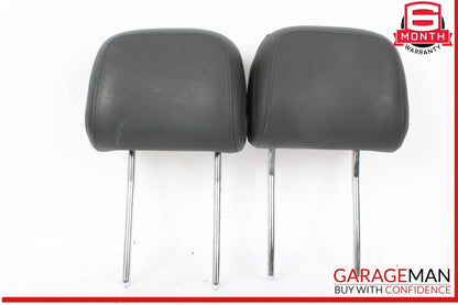 17-19 Audi A4 Front Left & Front Right Side Head Rest Headrest Black OEM