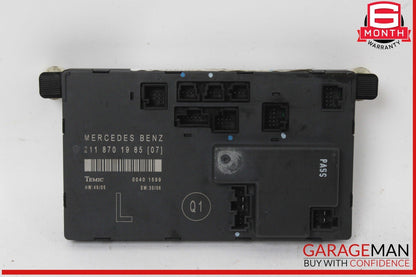 03-09 Mercedes W211 E350 E500 Front Left Side Door Control Module Unit OEM