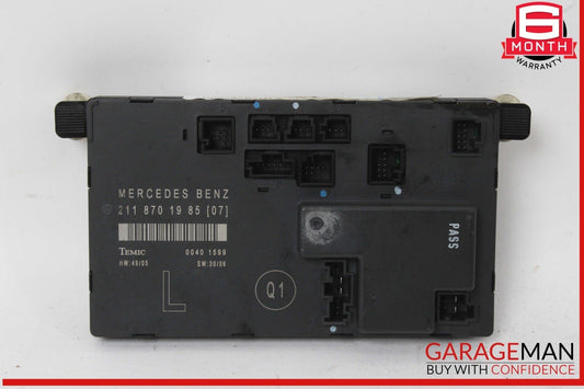03-09 Mercedes W211 E350 E500 Front Left Side Door Control Module Unit OEM
