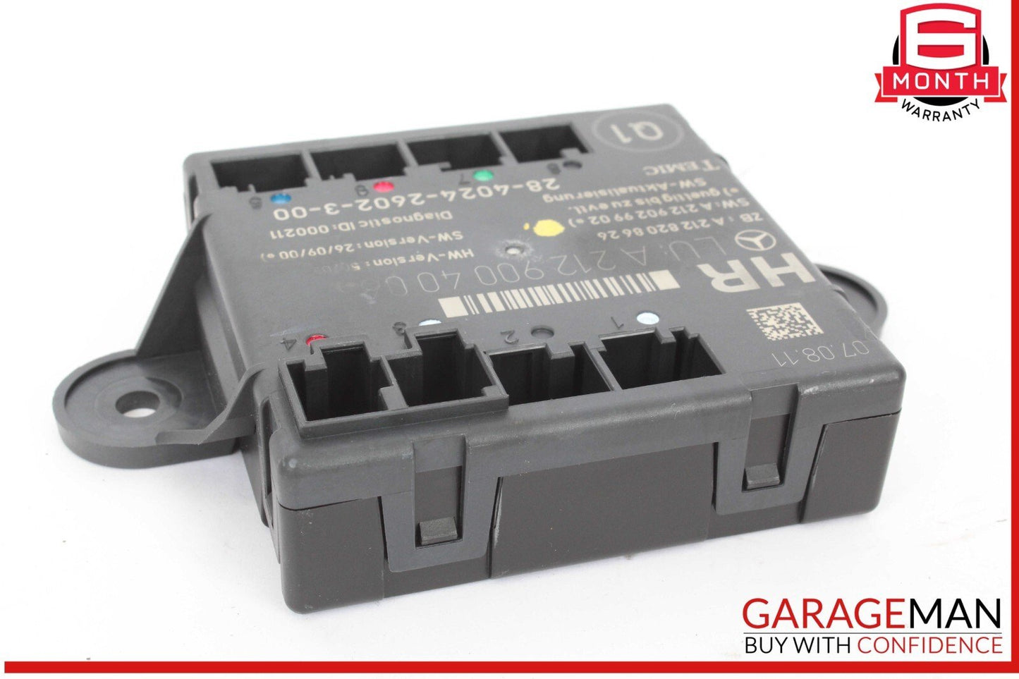08-18 Mercedes W204 C250 GLK350 E350 Rear Right Side Door Control Module Unit