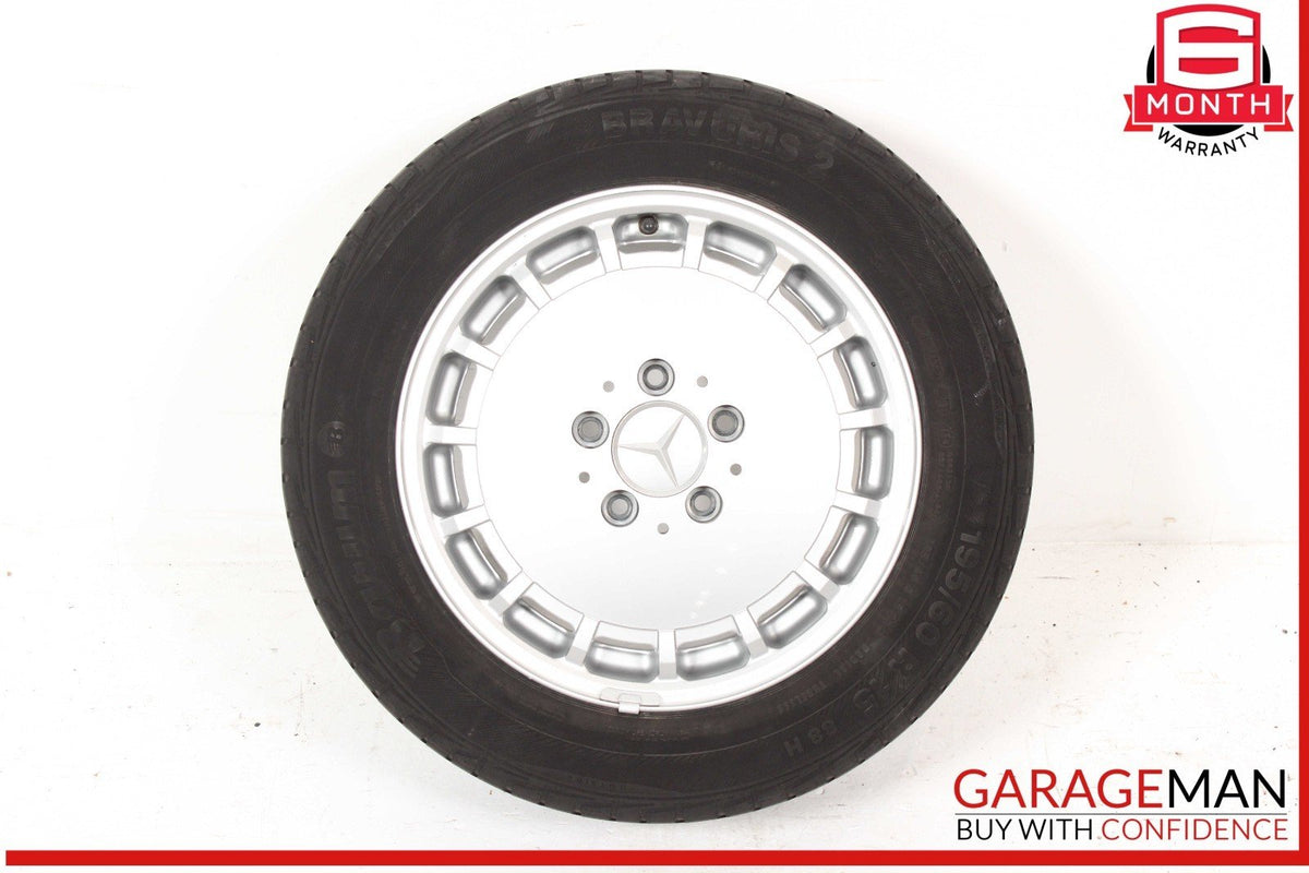 85-93 Mercedes W201 190E 190D Right or Left Wheel Tire Rim 6Jx15H2 ET49 OEM