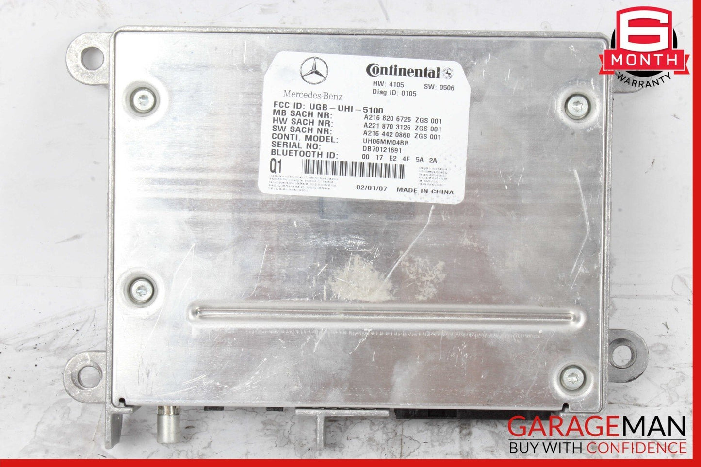07-10 Mercedes W221 S550 CL500 CL550 Bluetooth Communication Module Unit OEM