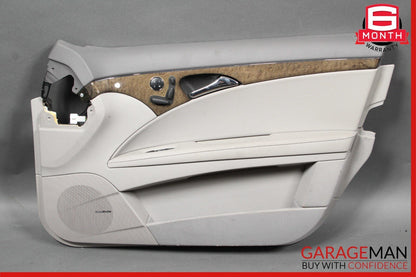 07-09 Mercedes W211 E350 Front Right Interior Door Panel Cover Assembly Gray