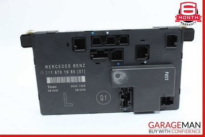 03-09 Mercedes W211 E500 E550 E63 AMG Front Left Side Door Control Module Unit
