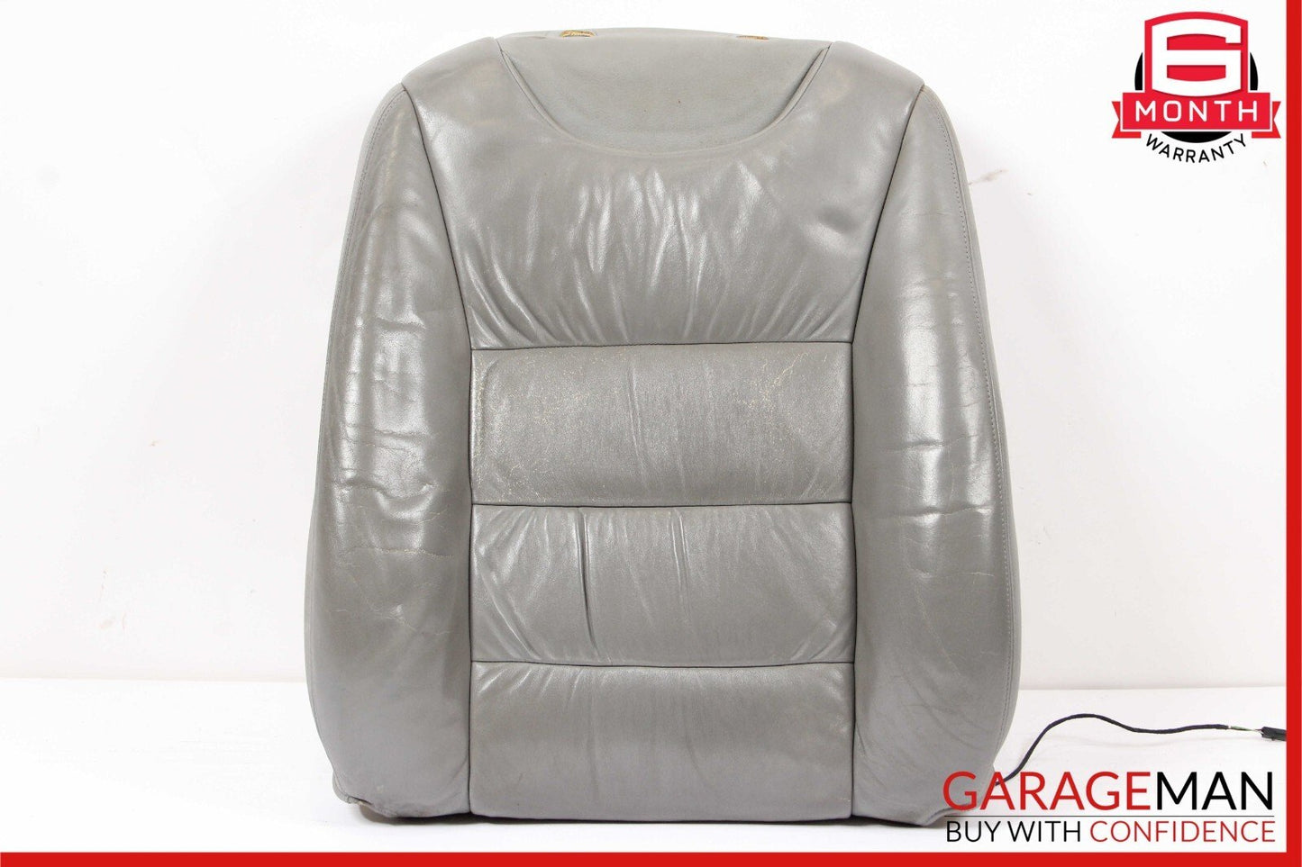 03-10 Porsche Cayenne 955 957 Front Left Side Top Upper Seat Cushion Cover Grey