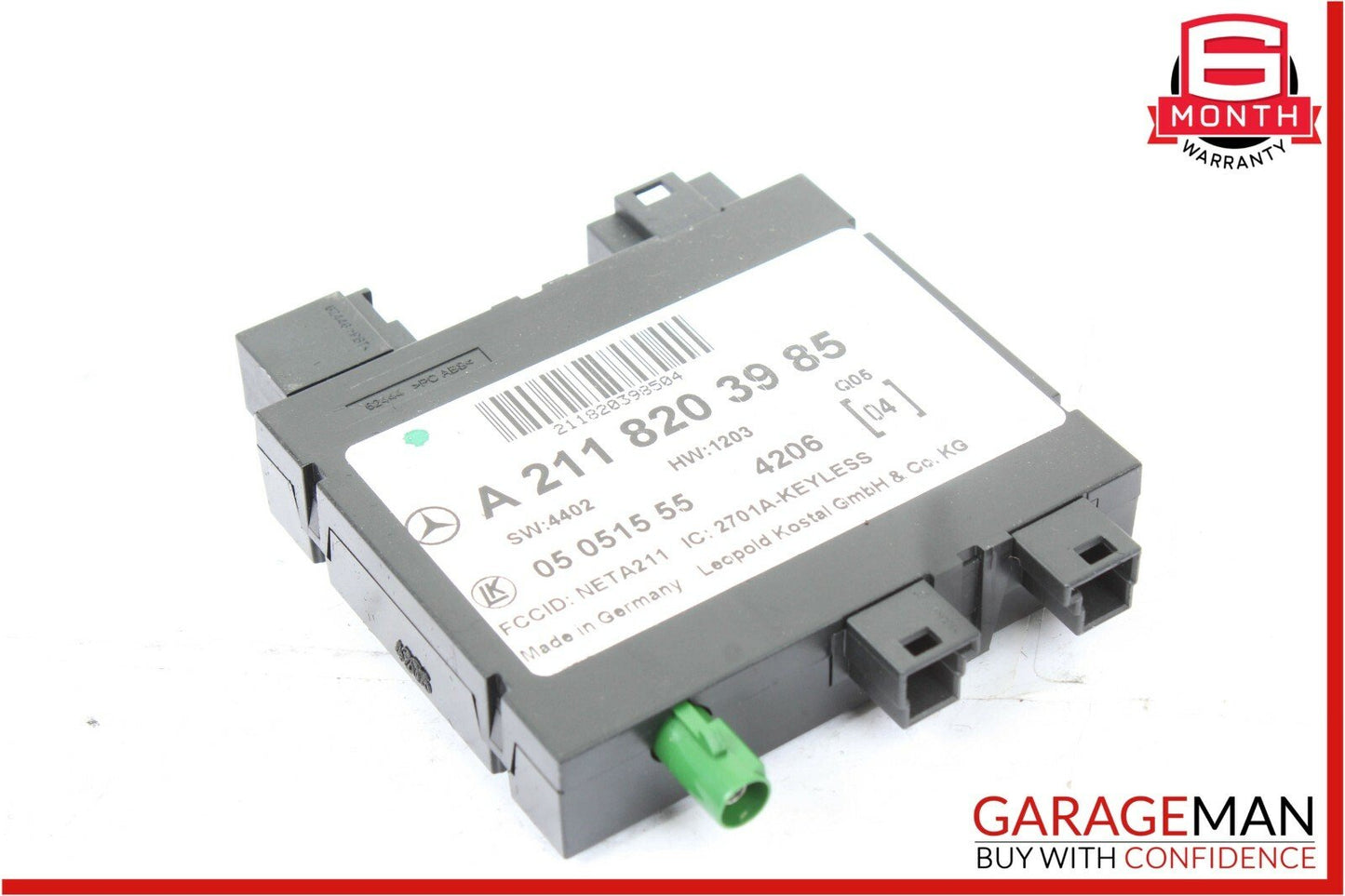03-11 Mercedes W219 CLS500 E500 Keyless Go Entry Control Module 2118203985 OEM
