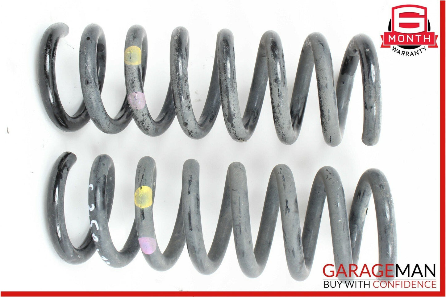 08-14 Mercedes W204 C250 Rear Left & Right Shock Absorber Coil Spring Set OEM