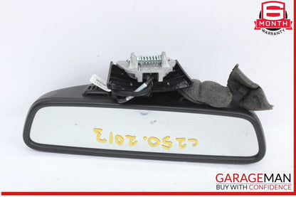 12-17 Mercedes W204 C250 GLK350 Top Upper Interior Rear View Mirror Black OEM