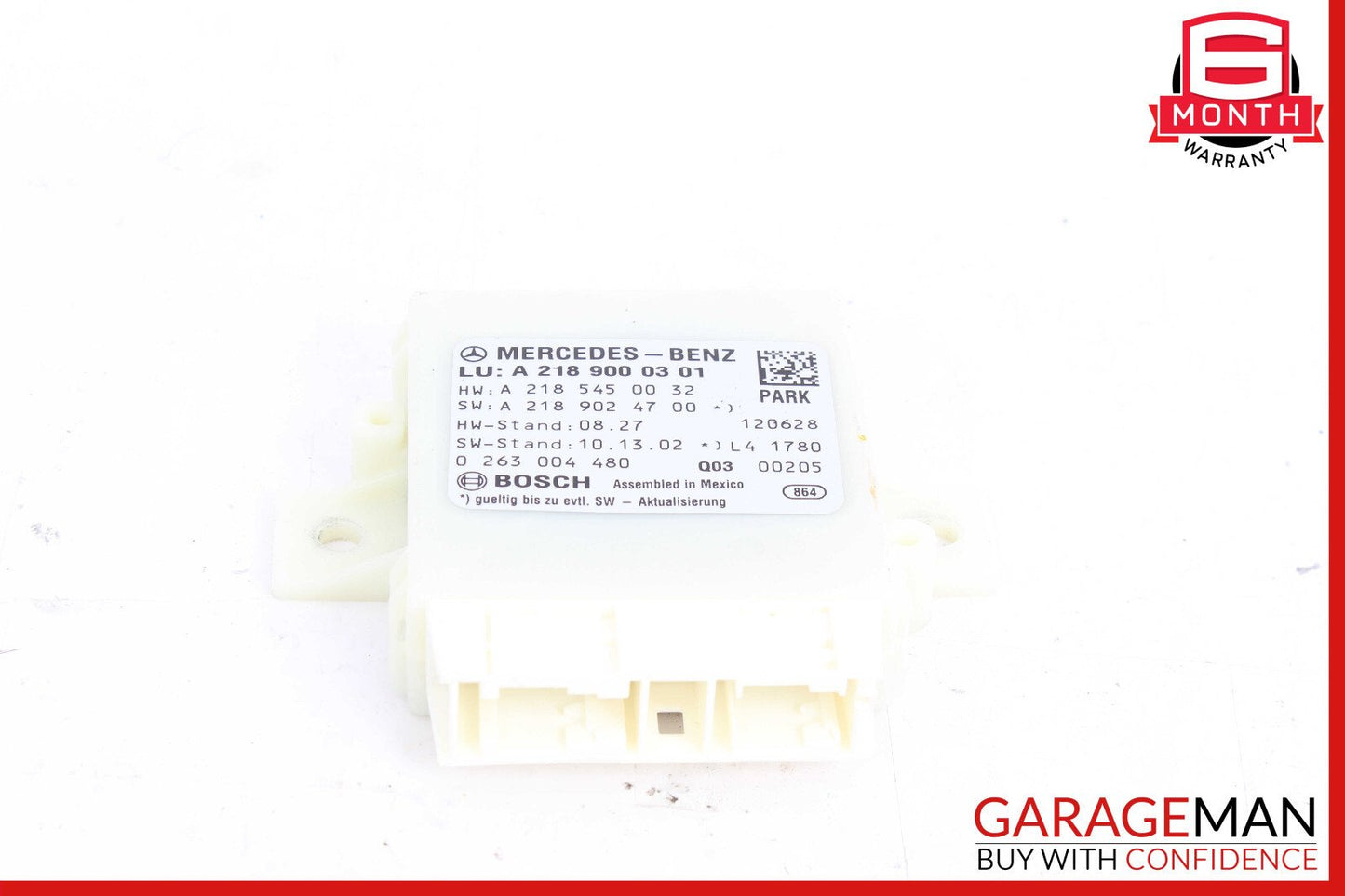 12-14 Mercedes W218 CLS500 Parktronic Park Assist Sensor Control Module Unit