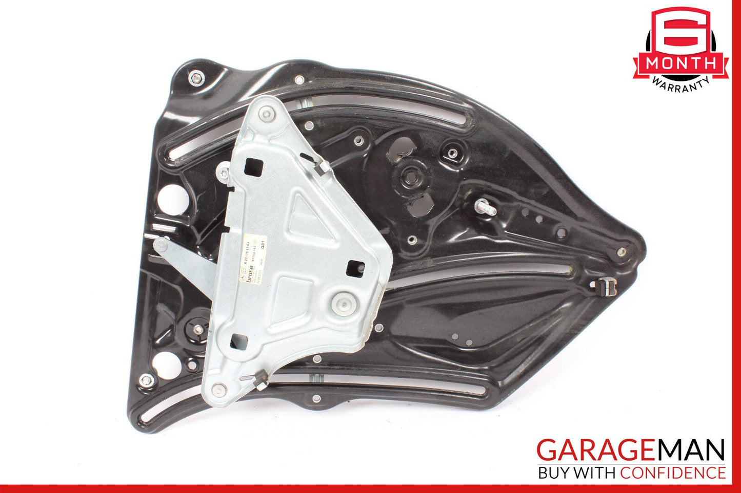 10-17 Mercedes W207 E350 Rear Left Door Window Regulator Frame w/o Motor OEM