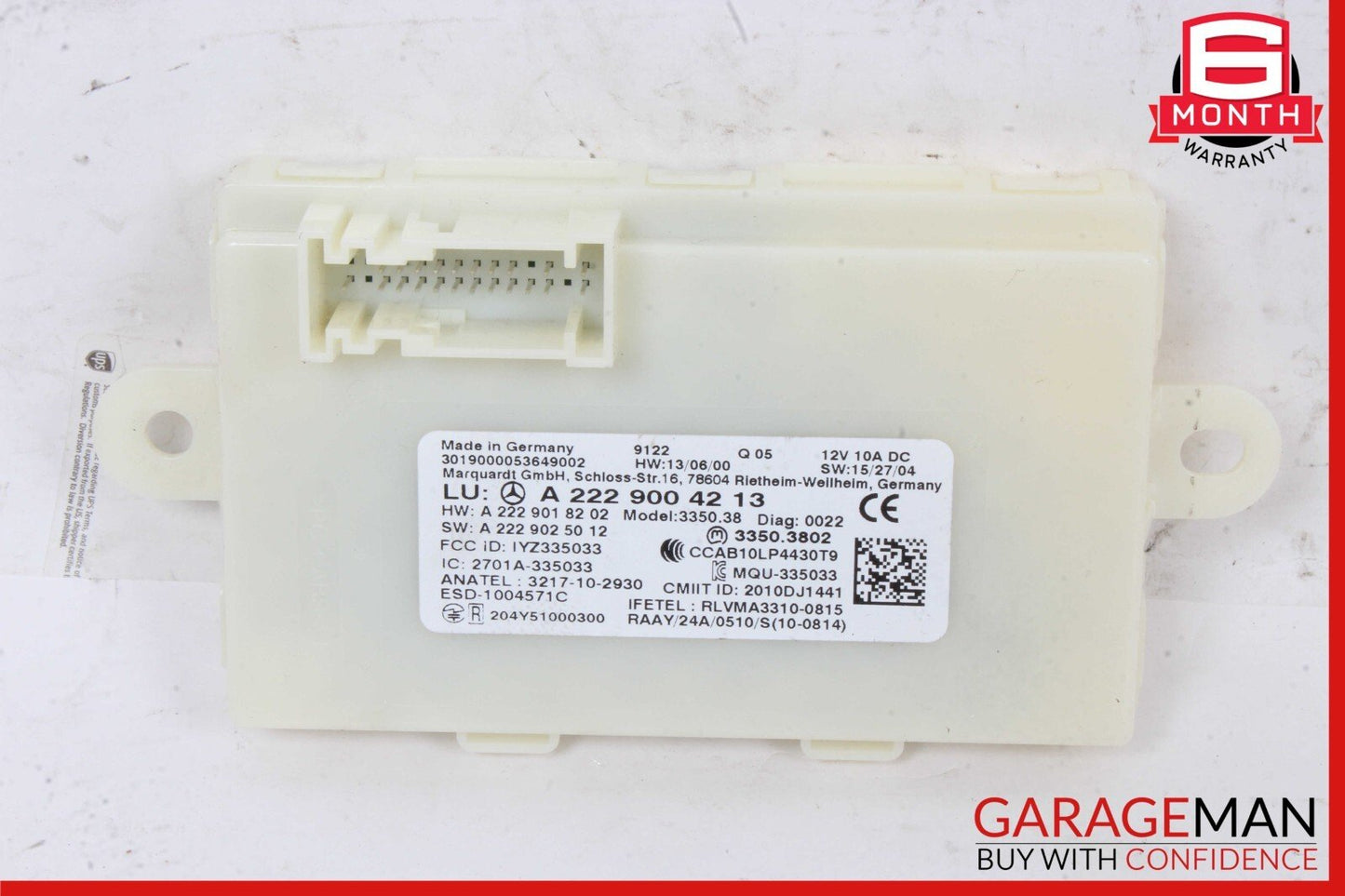 14-19 Mercedes X253 GLC300 GLC350 C300 Keyless Go Entry Control Module Unit OEM