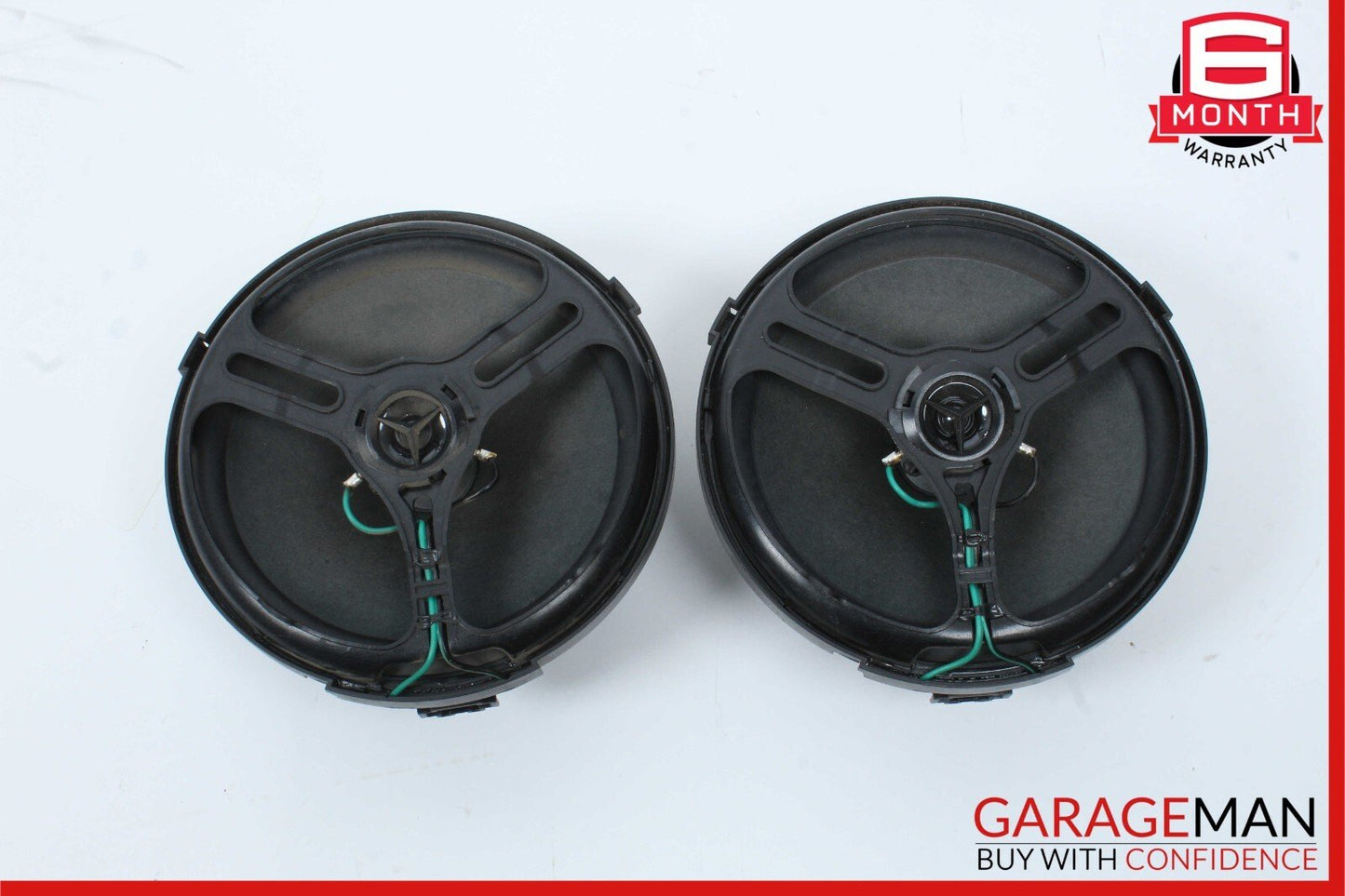 08-11 Mercedes W204 C300 Rear Right & Left Side Door Sound Speakers Set OEM