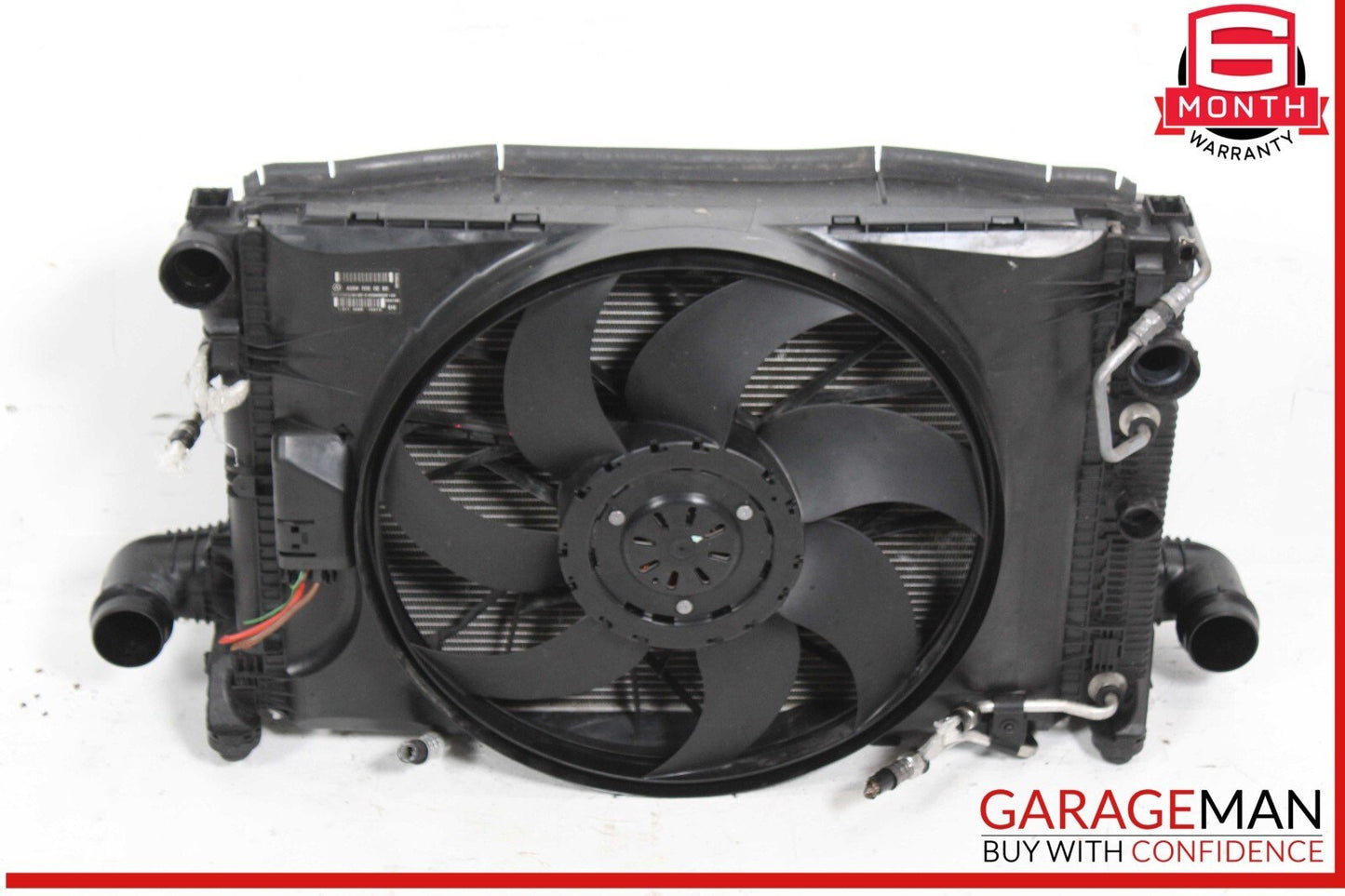 08-15 Mercedes W212 E350 GLK350 Engine Radiator Condenser Cooling Fan Motor Assy