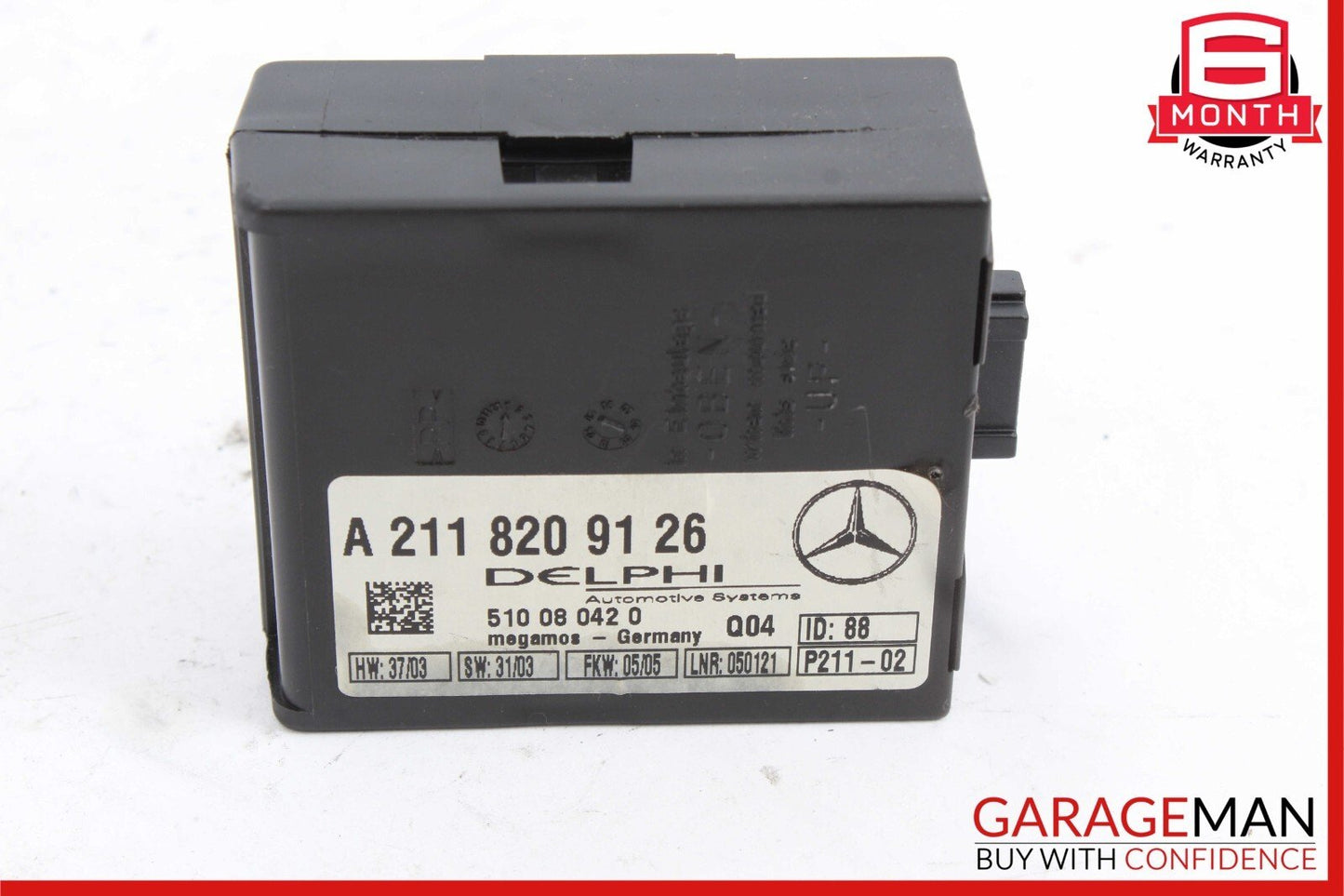 00-08 Mercedes SL500 SLK350 S430 Anti Theft Control Alarm Module 2118209126 OEM