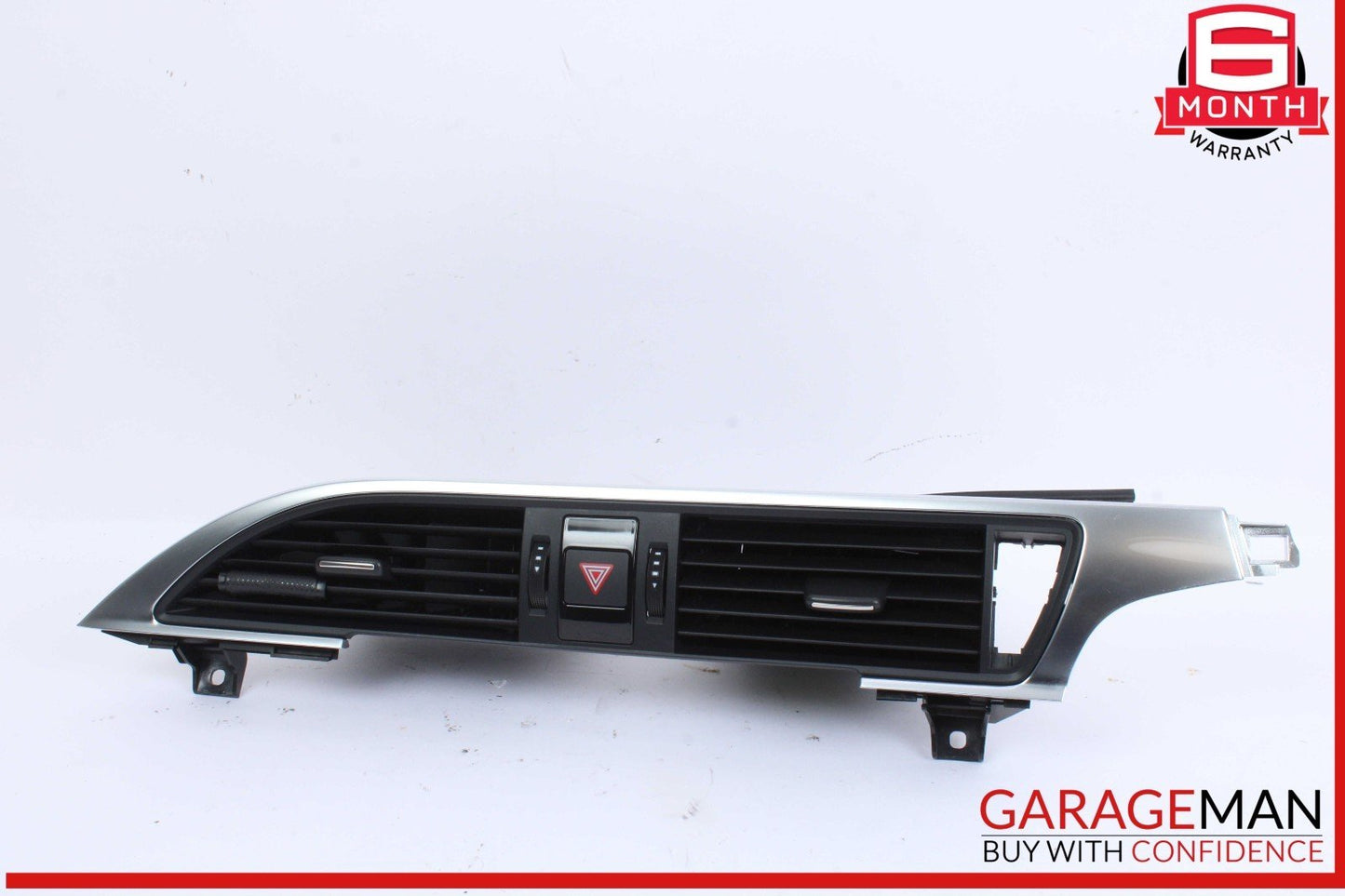 12-18 Audi A6 Front Center Dash Dashboard AC A/C Air Vent w/ Hazard Light OEM