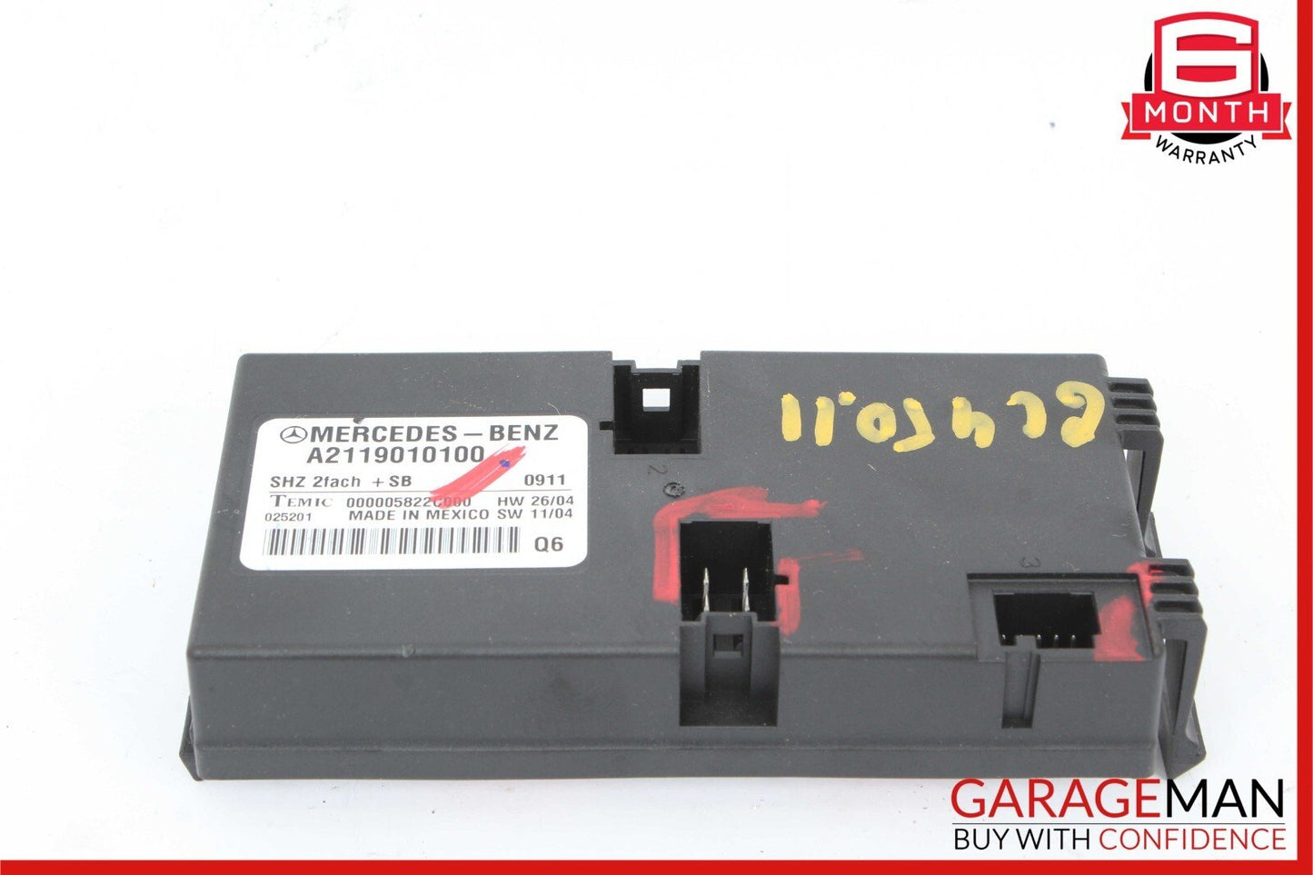 06-13 Mercedes X164 GL450 E320 Heated Seat Control Module 2119010100 OEM