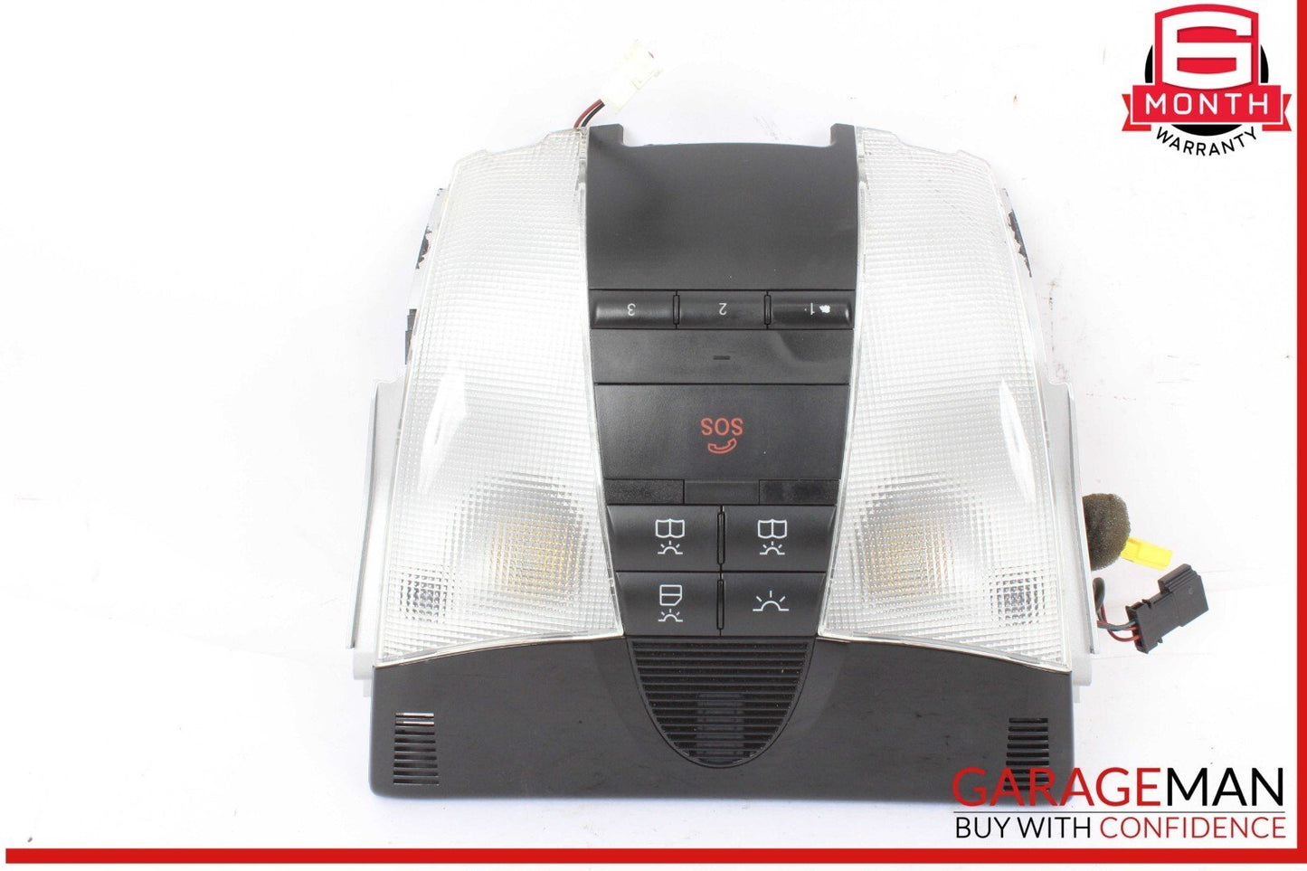05-11 Mercedes R171 SLK350 SLK280 Overhead Reading Dome Light Lamp Black OEM