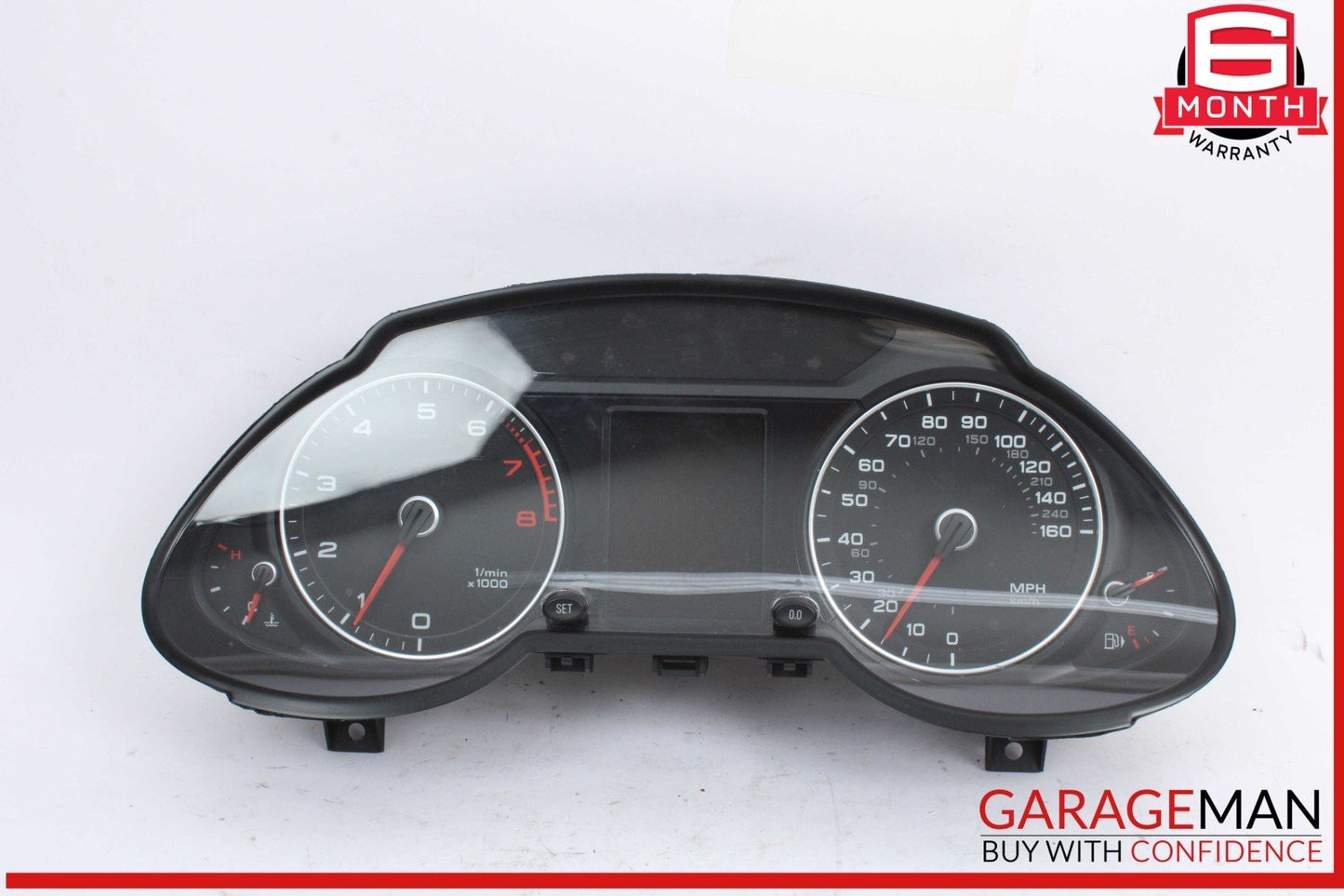 09-17 Audi Q5 Dash Dashboard Speedometer Instrument Cluster Gauge 8R0920980T OEM