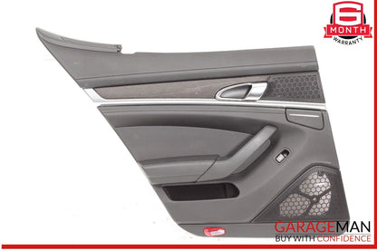 10-16 Porsche Panamera 970 Rear Left Side Interior Door Panel OEM