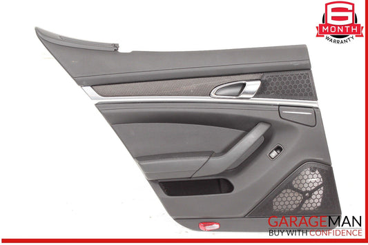 10-16 Porsche Panamera 970 Rear Left Side Interior Door Panel OEM