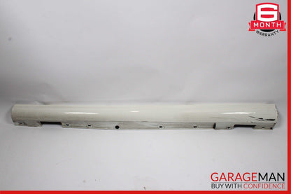 08-14 Mercedes W204 C250 AMG Sport Sedan Left Side Skirt Rocker Moulding White