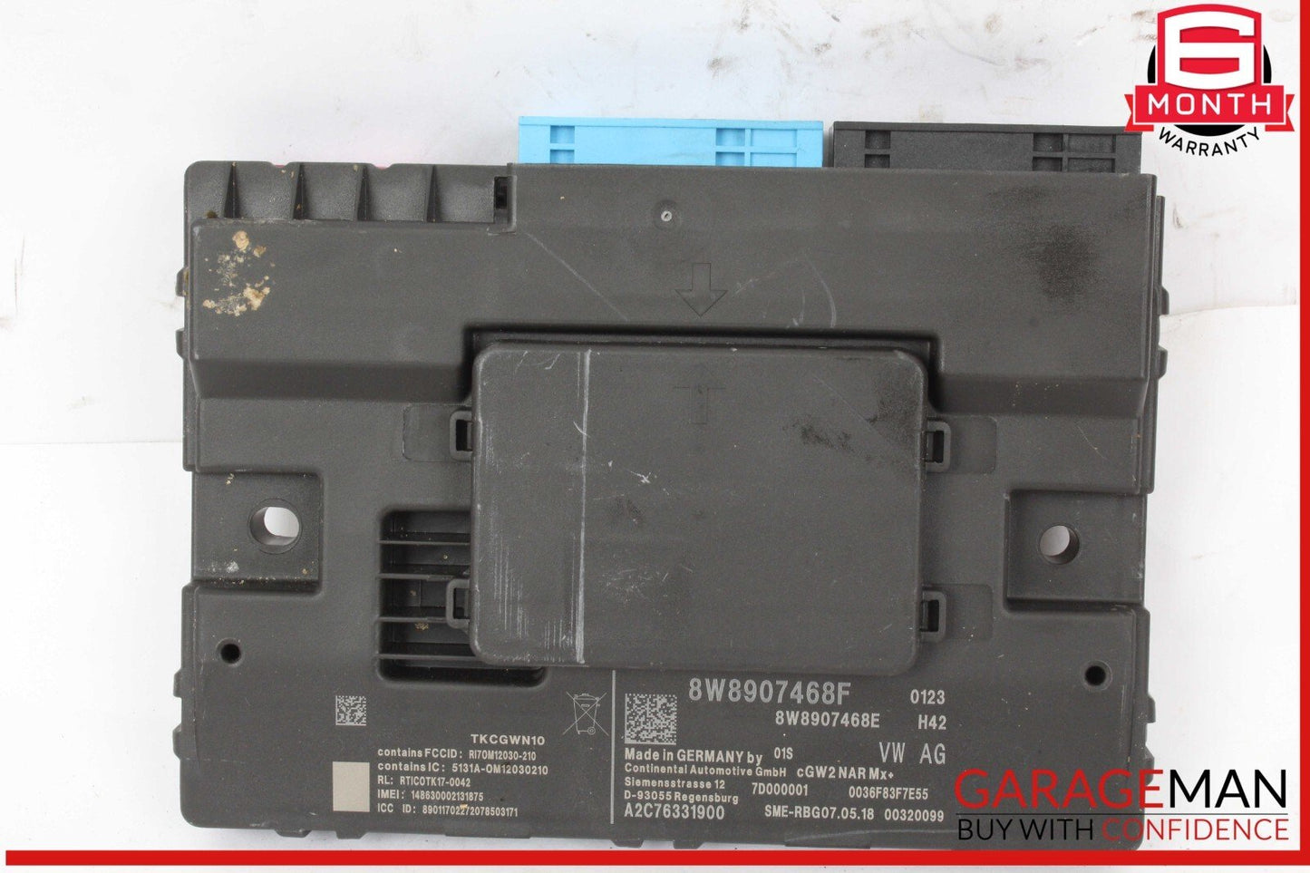 17-19 Audi Q7 Network Gateway Display Control Module Unit 8W8907468F OEM