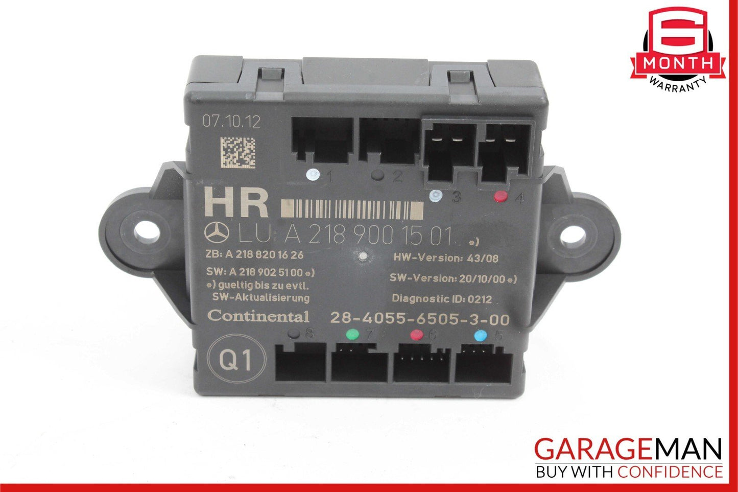 08-18 Mercedes C250 C300 CLS550 Rear Right Side Door Control Module Unit