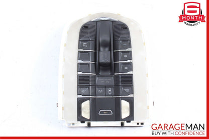 10-16 Porsche Panamera 970 Front Overhead Console Dome Light Sunroof Switch