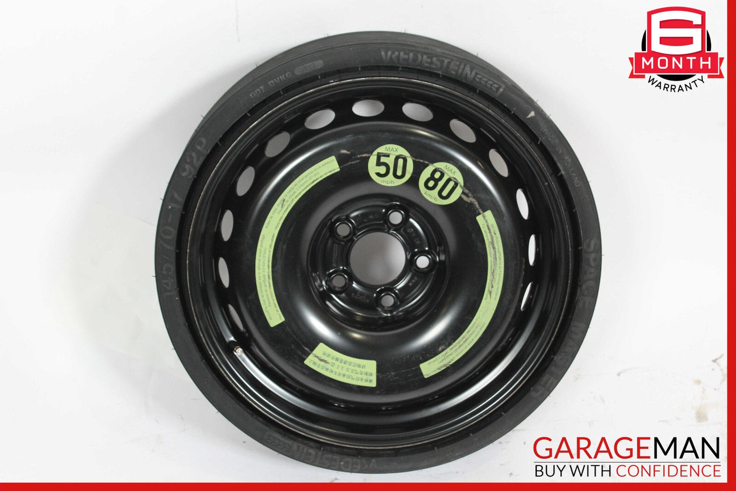 12-20 Mercedes R172 SLK350 Emergency Spare Tire Wheel Donut Space Saver 4.5Bx17