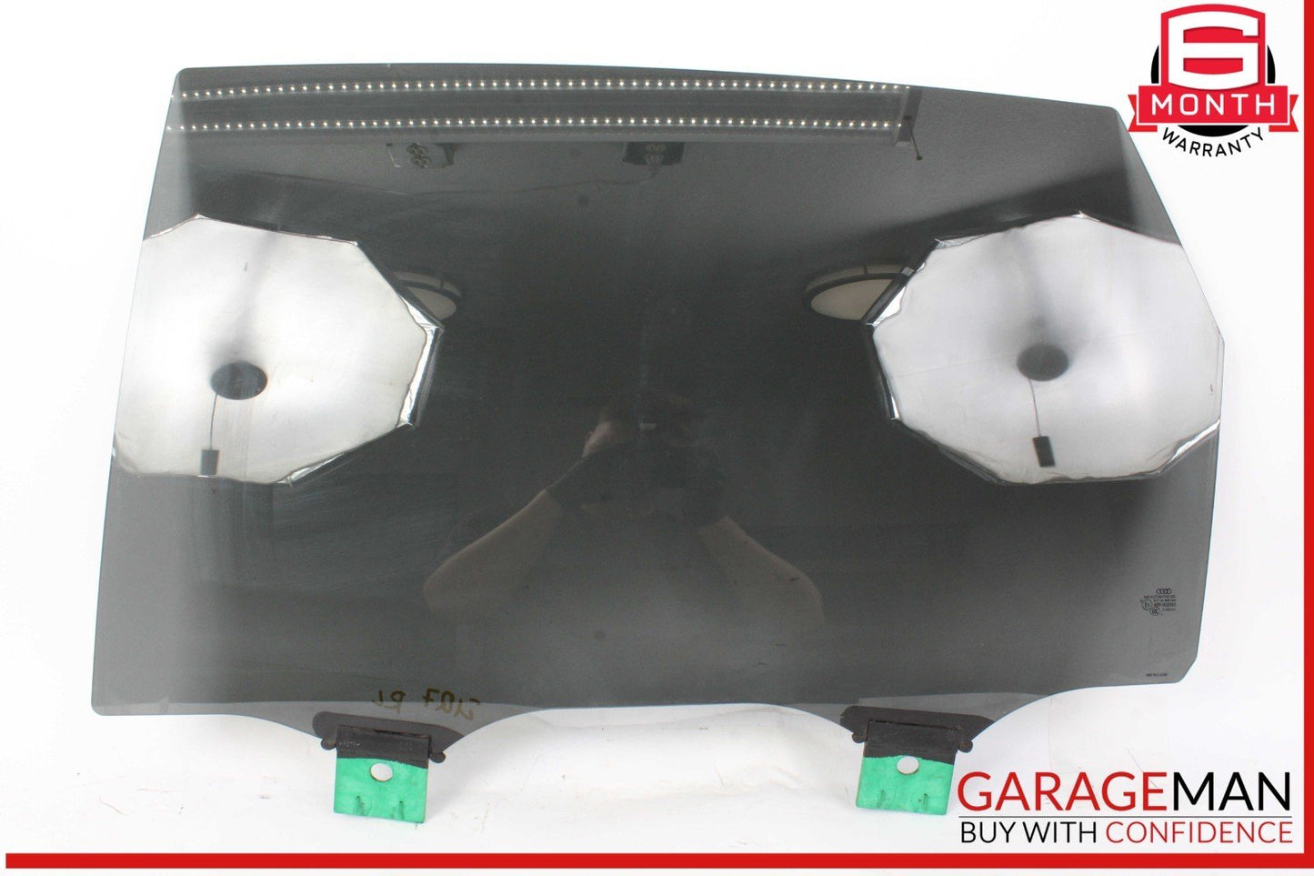 17-24 Audi Q7 Rear Left Driver Side Door Window Glass 4M0845025B OEM