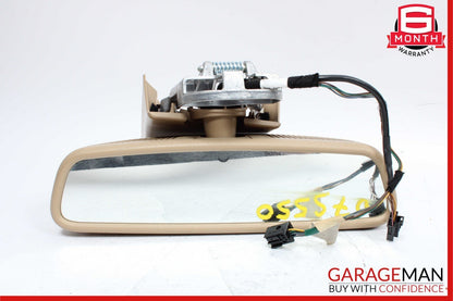 07-09 Mercedes W221 S550 S63 AMG Interior Front Top Upper Rear View Mirror Brown