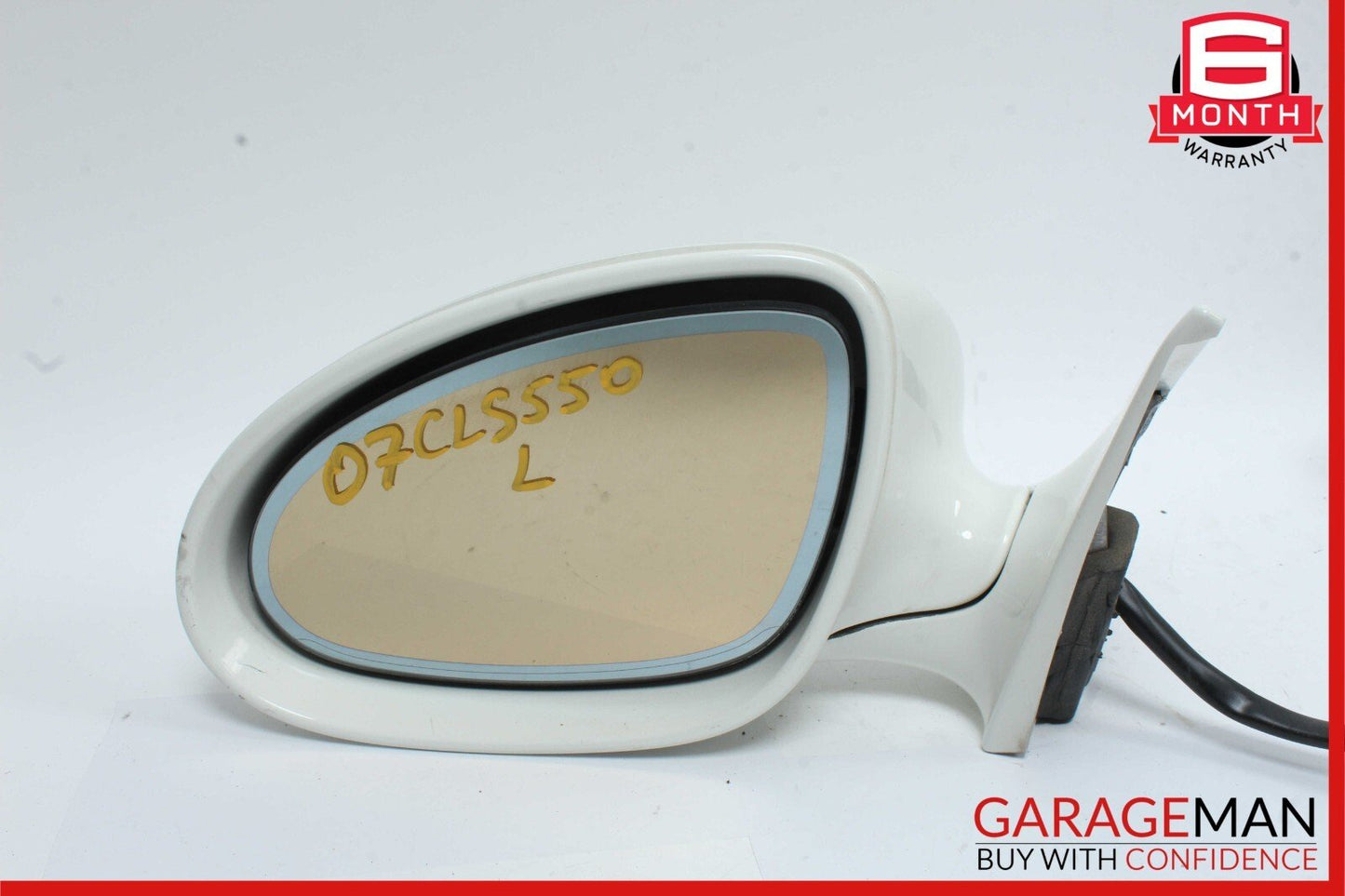 06-08 Mercedes W219 CLS550 Front Left Side Door Mirror Rear View OEM