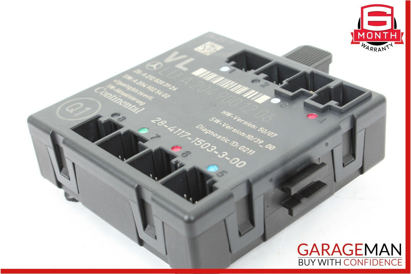 12-15 Mercedes W204 C250 C350 Front Left Driver Side Door Control Module OEM