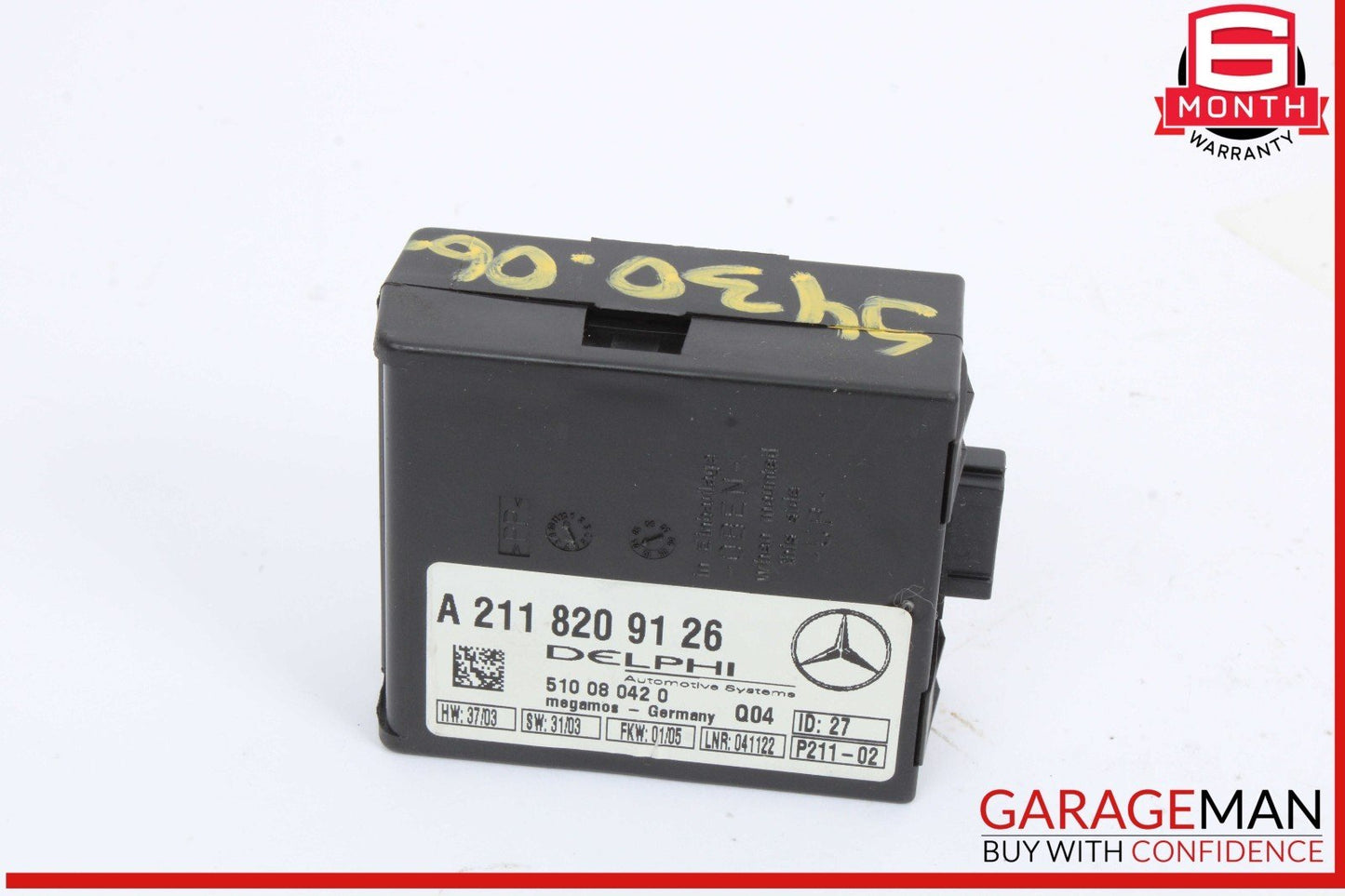 00-12 Mercedes W220 S430 SLK280 C230 E320 Anti Theft Alarm Module 2118209126 OEM