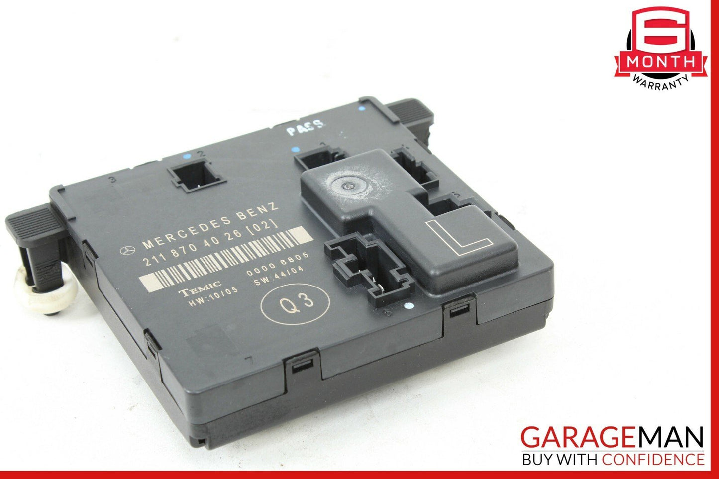 03-09 Mercedes W211 E350 E63 AMG Rear Left Driver Side Door Control Module Unit