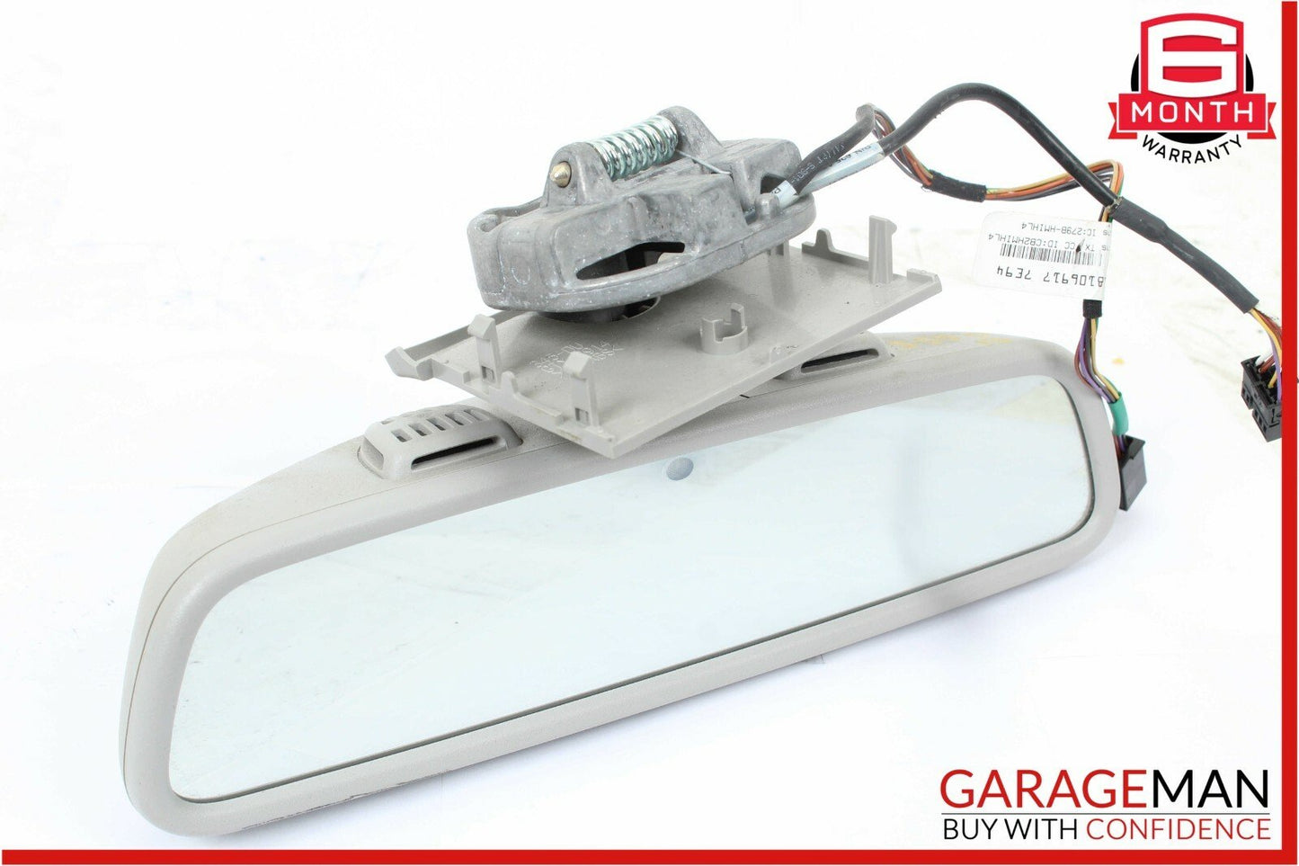 10-13 Mercedes W221 S550 S400 S65 AMG Interior Rear View Mirror Assembly Gray