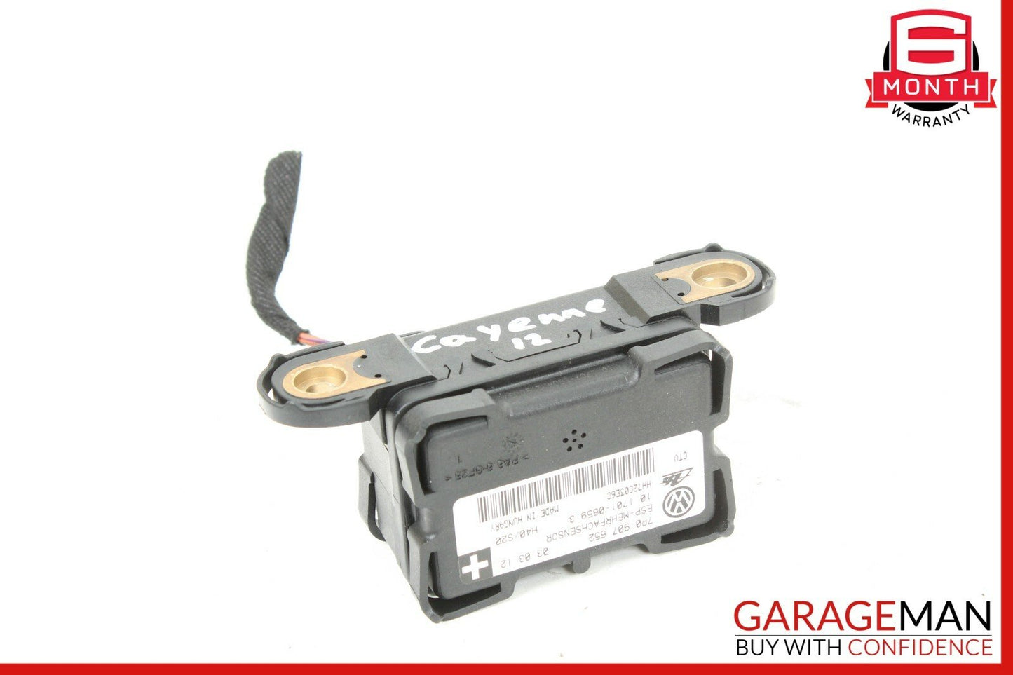 11-17 Porsche Cayenne 958 ESP YAW Rate Multiple Sensor Control Module 7P0907652