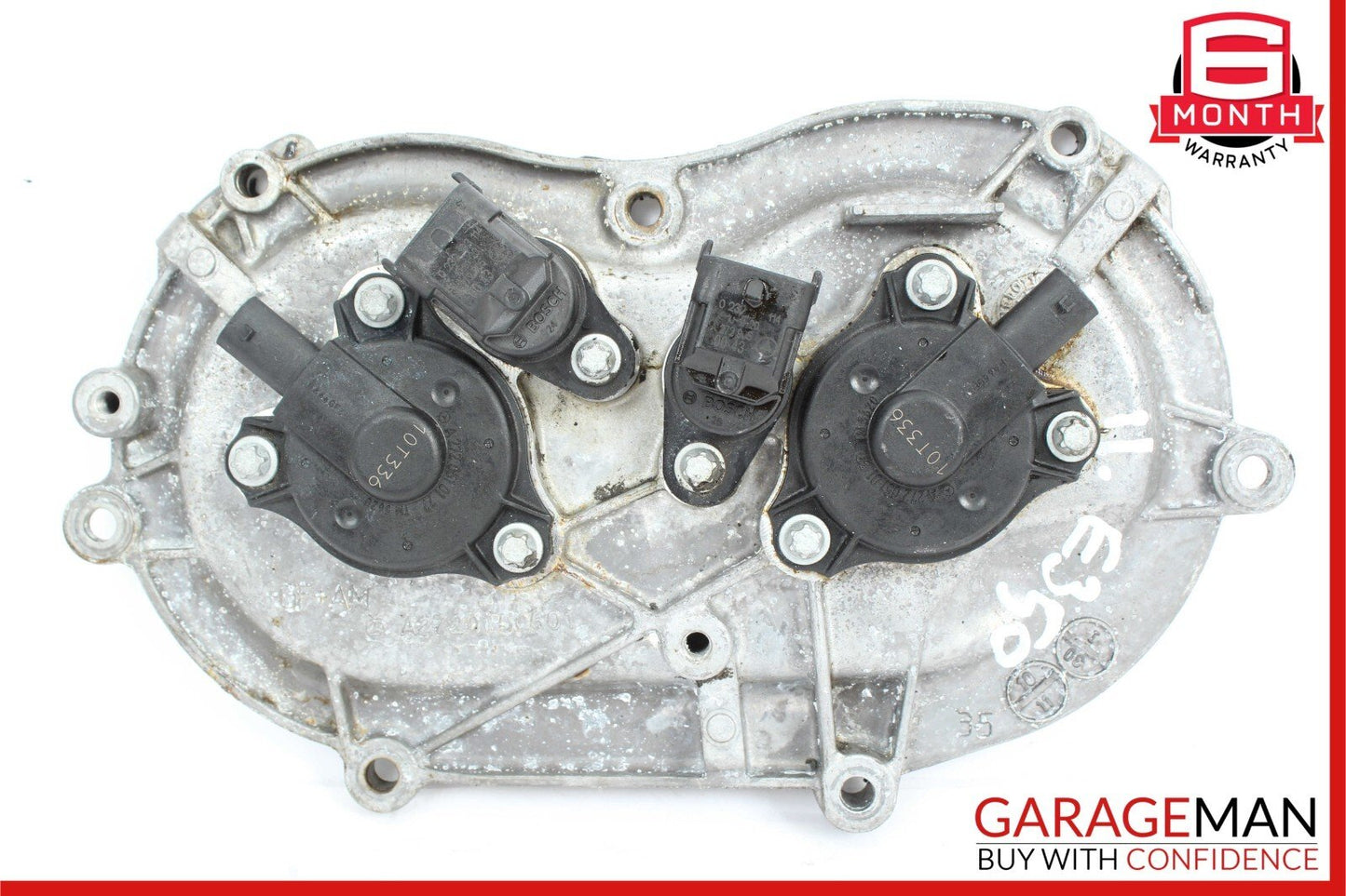 06-13 Mercedes W212 E350 S550 Front Right Engine Timing Chain Cover Plate OEM