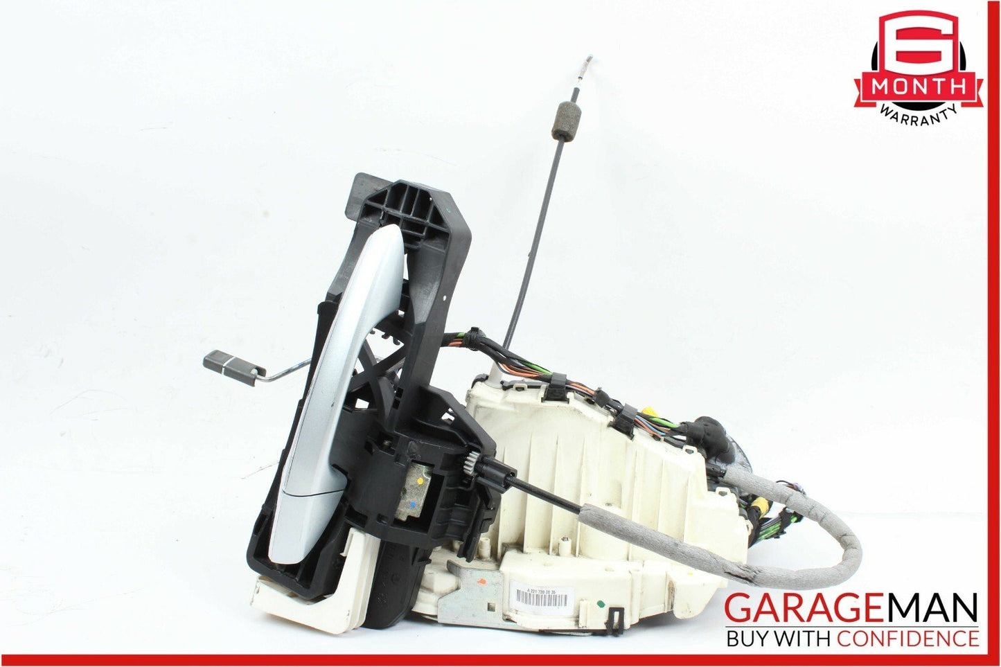 07-13 Mercedes W221 S550 Front Right Door Lock Actuator w/ Door Handle Silver