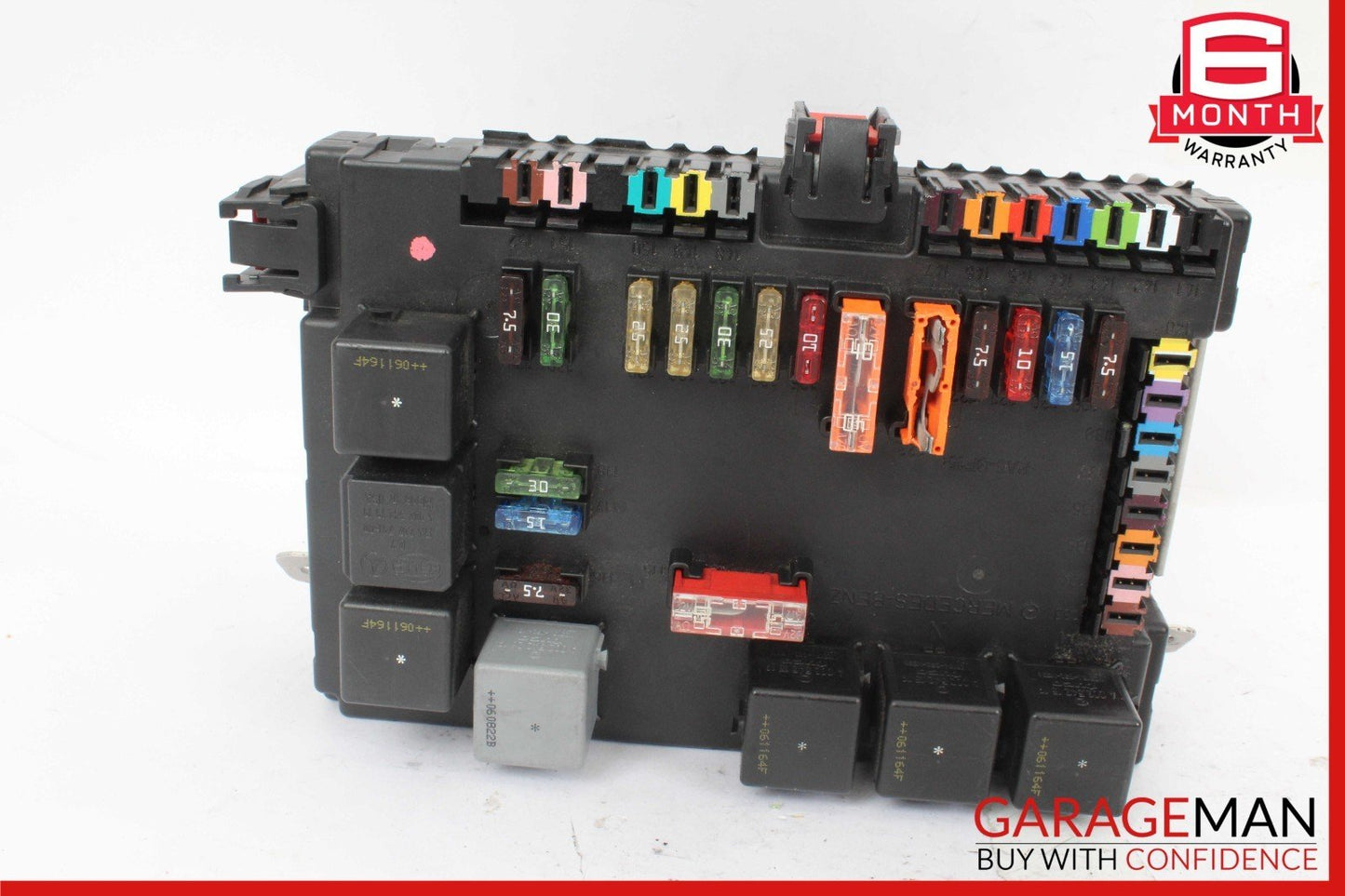 07-09 Mercedes W221 S550 S63 AMG CL550 Rear Trunk Fuse Relay Junction Box OEM